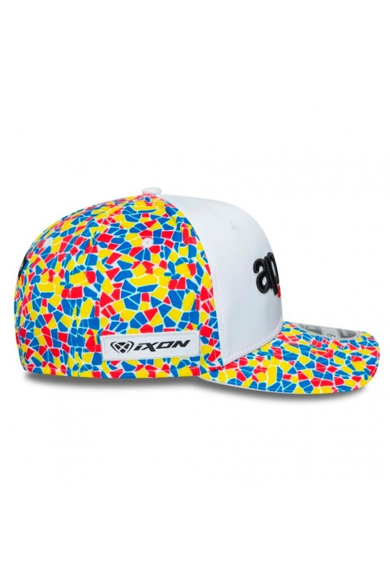 Gorra Aprilia Racing Barcelona Race Special 9SEVENTY Snap Stretch Blanca