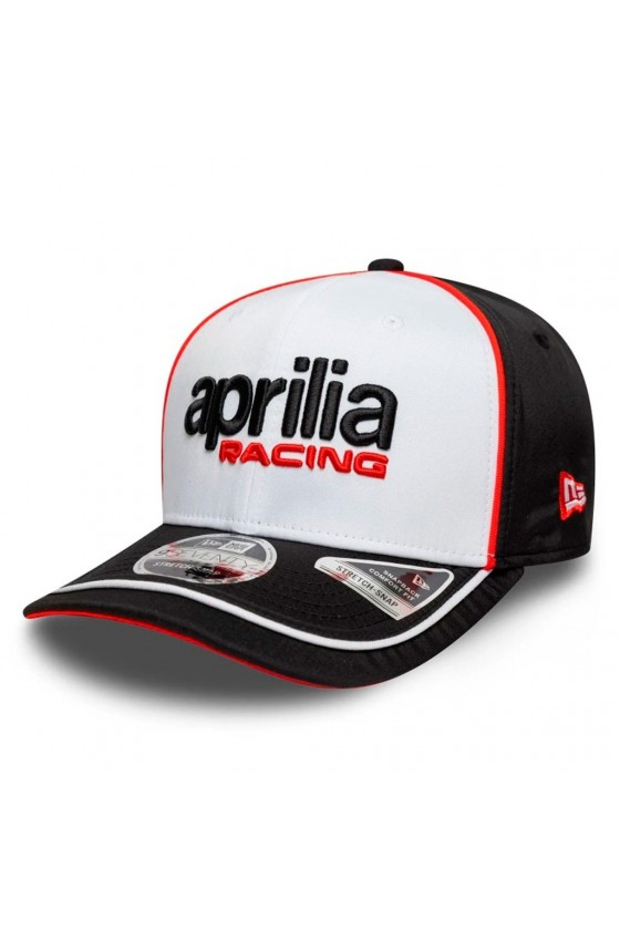 Gorra Aprilia Logo 9SEVENTY Stretch Snap Blanco