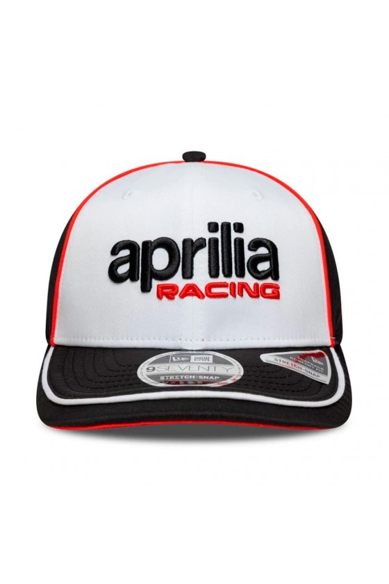 Gorra Aprilia Logo 9SEVENTY Stretch Snap Blanco