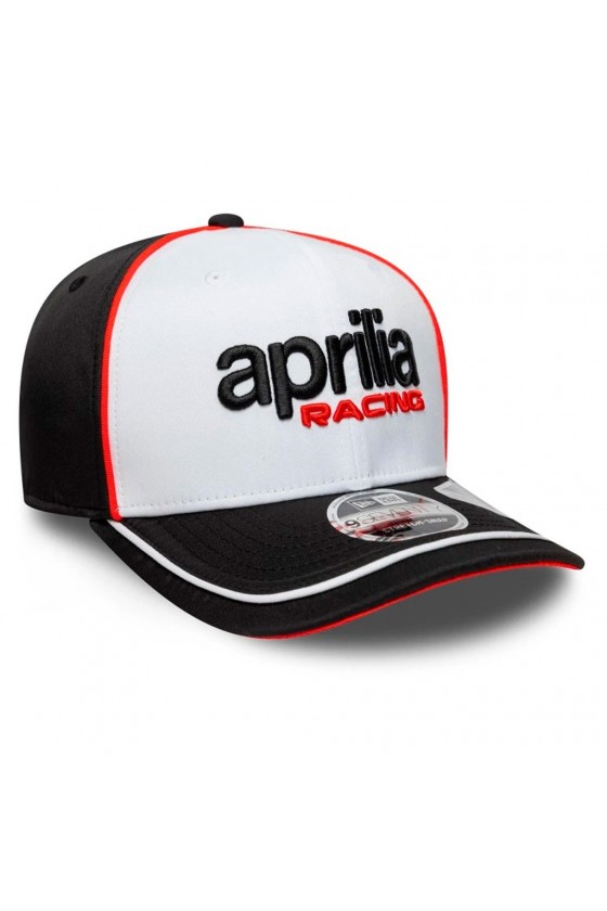 Gorra Aprilia Logo 9SEVENTY Stretch Snap Blanco