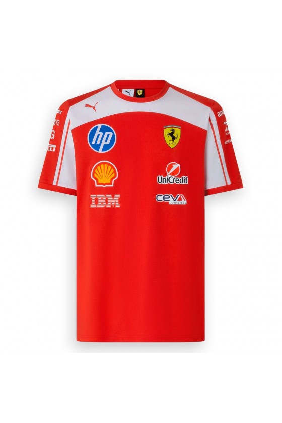 Camiseta Oficial Scuderia Ferrari F1 2026 - Pilotos