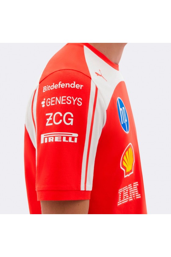 Camiseta Oficial Scuderia Ferrari F1 2026 - Pilotos (Hamilton)