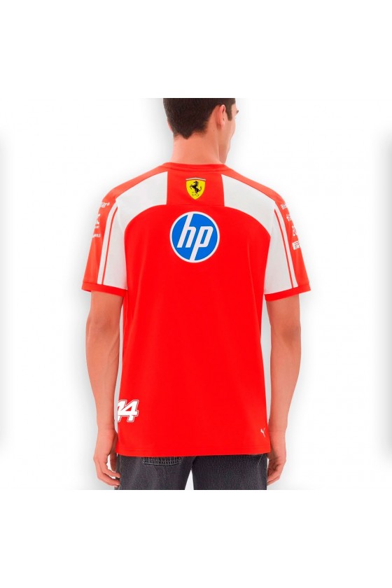 Camiseta Oficial Scuderia Ferrari F1 2026 - Pilotos (Hamilton)