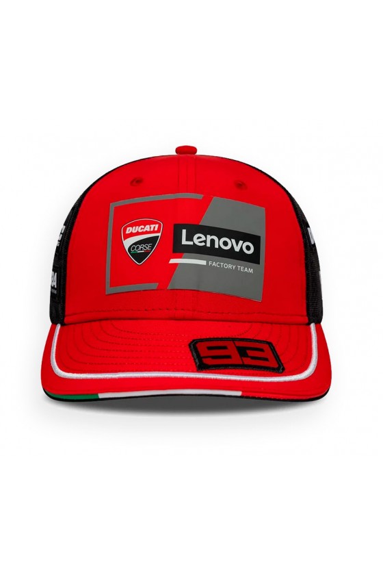 Gorra Oficial Marc Márquez 93 Ducati Corse 2026
