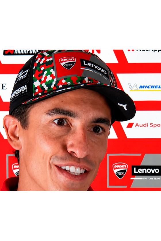 Gorra Oficial Marc Márquez 93 Ducati Corse – Edición Especial Mugello 2026