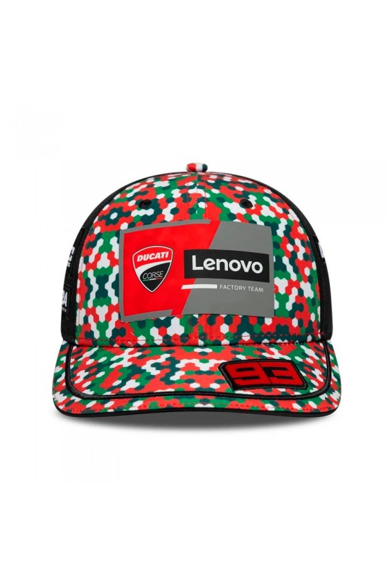 Gorra Oficial Marc Márquez 93 Ducati Corse – Edición Especial Mugello 2026