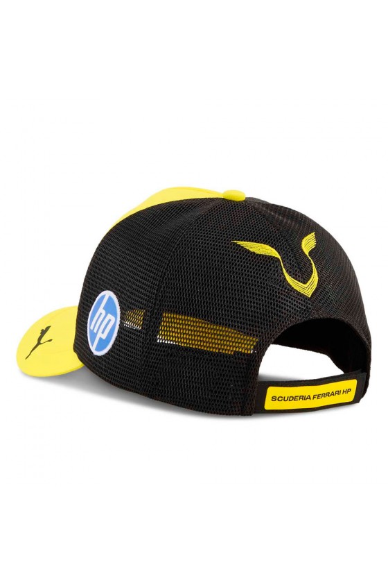 Gorra Trucker Puma Scuderia Ferrari HP F1 – Edición Especial Lewis Hamilton UK (Amarillo Speed)